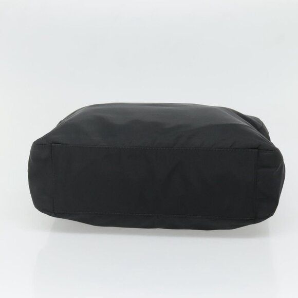 PRADA Tote Bag Nylon Black Silver Auth ti3279 - Picture 6 of 16